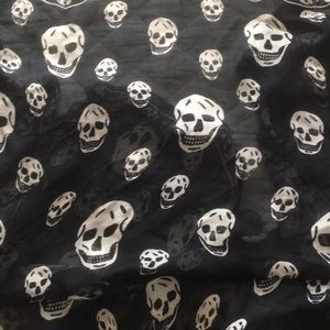Authentic Alexander McQueen silk scarf